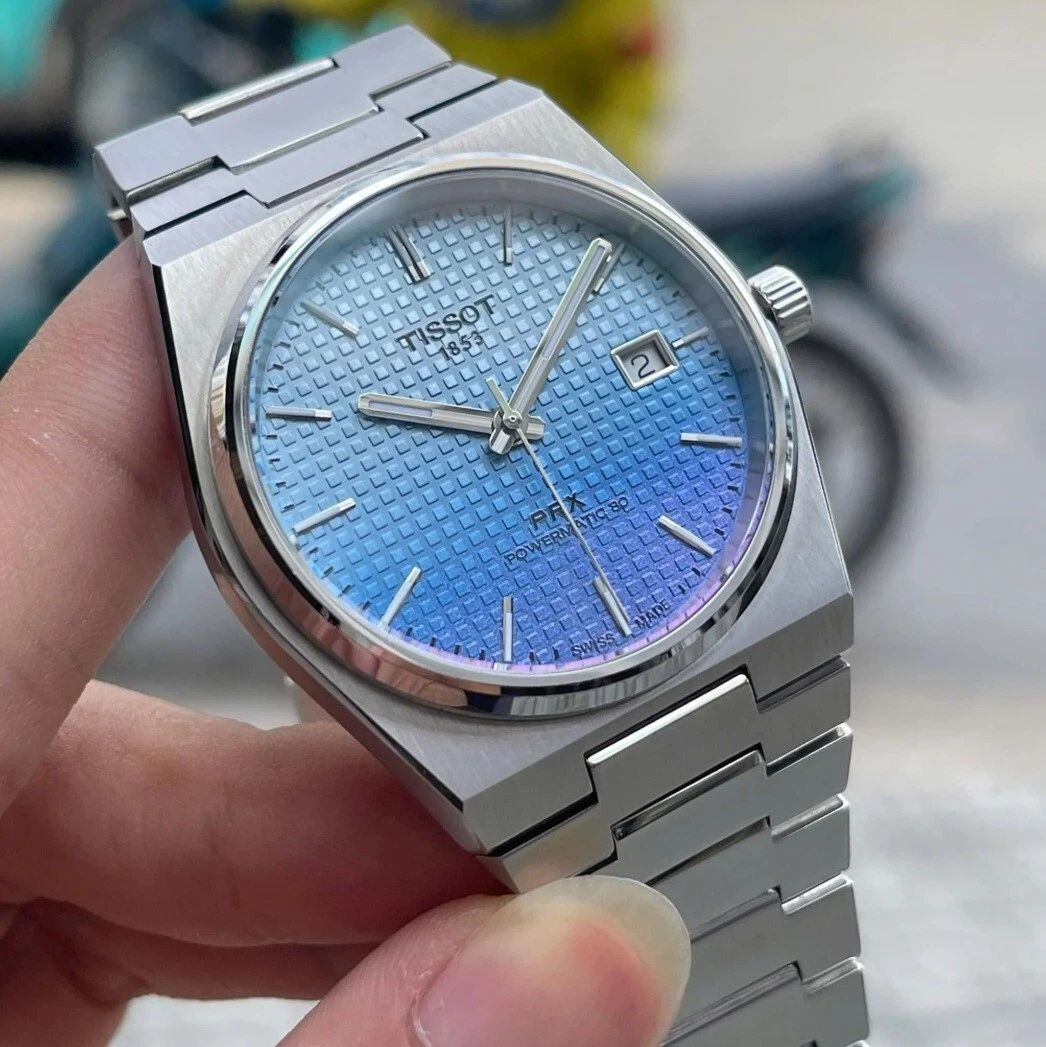 Tissot PRX T137.407.11.351.01 PRX Powermatic 80 Gradient Blue Automatic Men's Watch