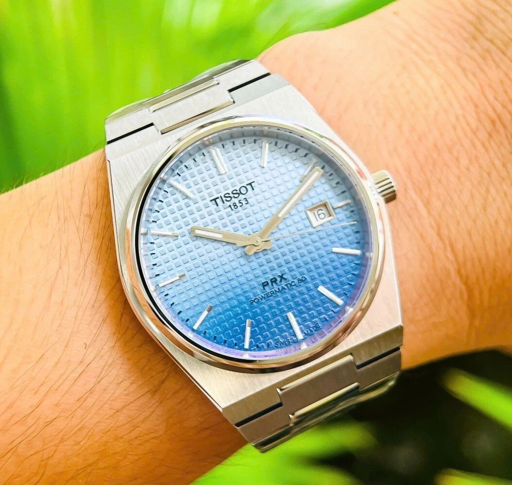 Tissot PRX T137.407.11.351.01 PRX Powermatic 80 Gradient Blue Automatic Men's Watch