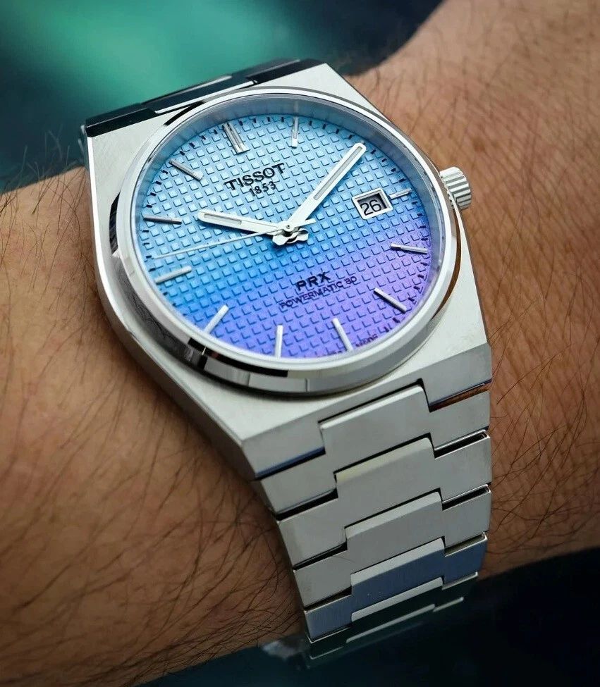 Tissot PRX T137.407.11.351.01 PRX Powermatic 80 Gradient Blue Automatic Men's Watch