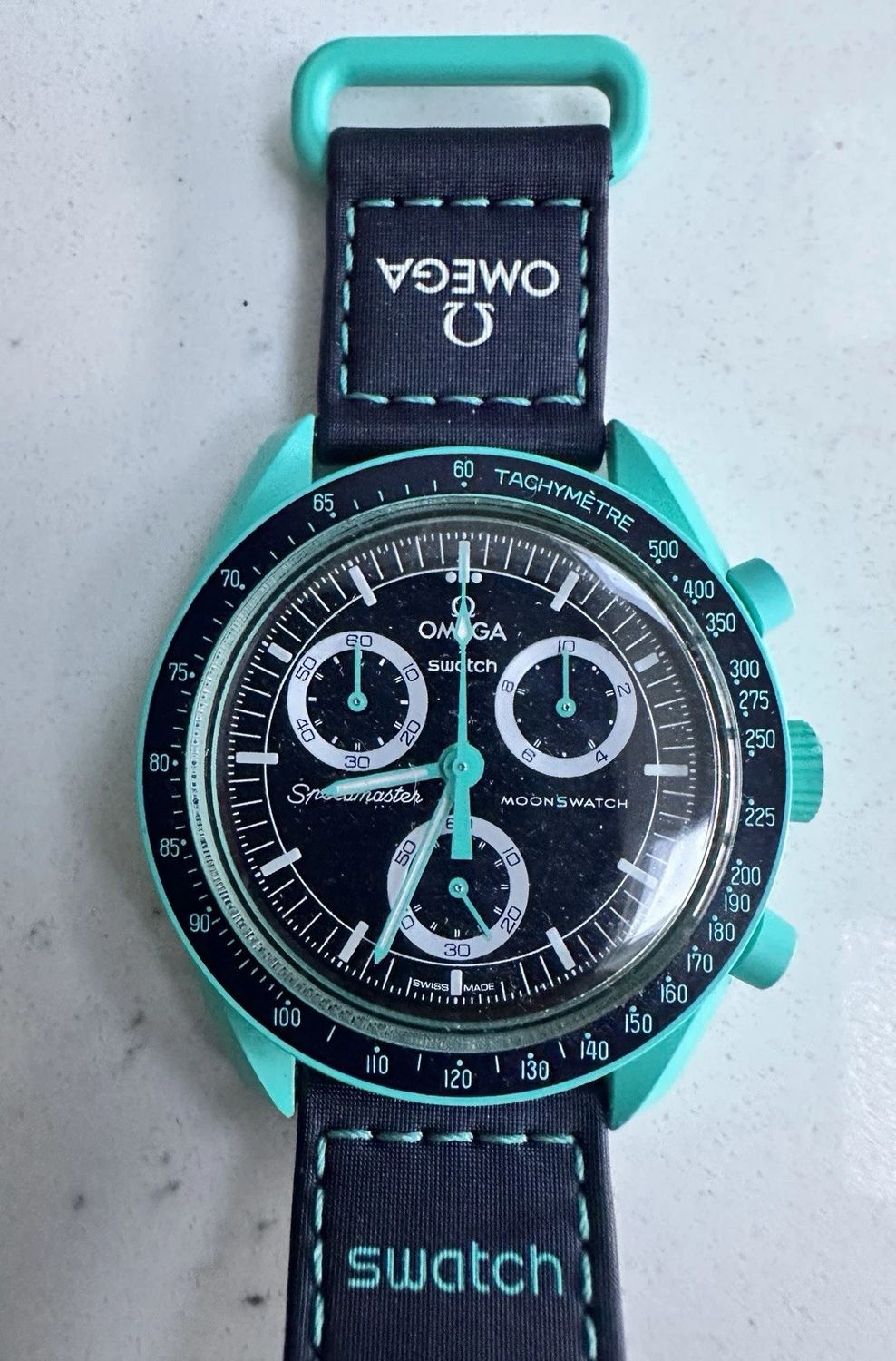 Omega x Swatch - Mission On Earth Polar Lights