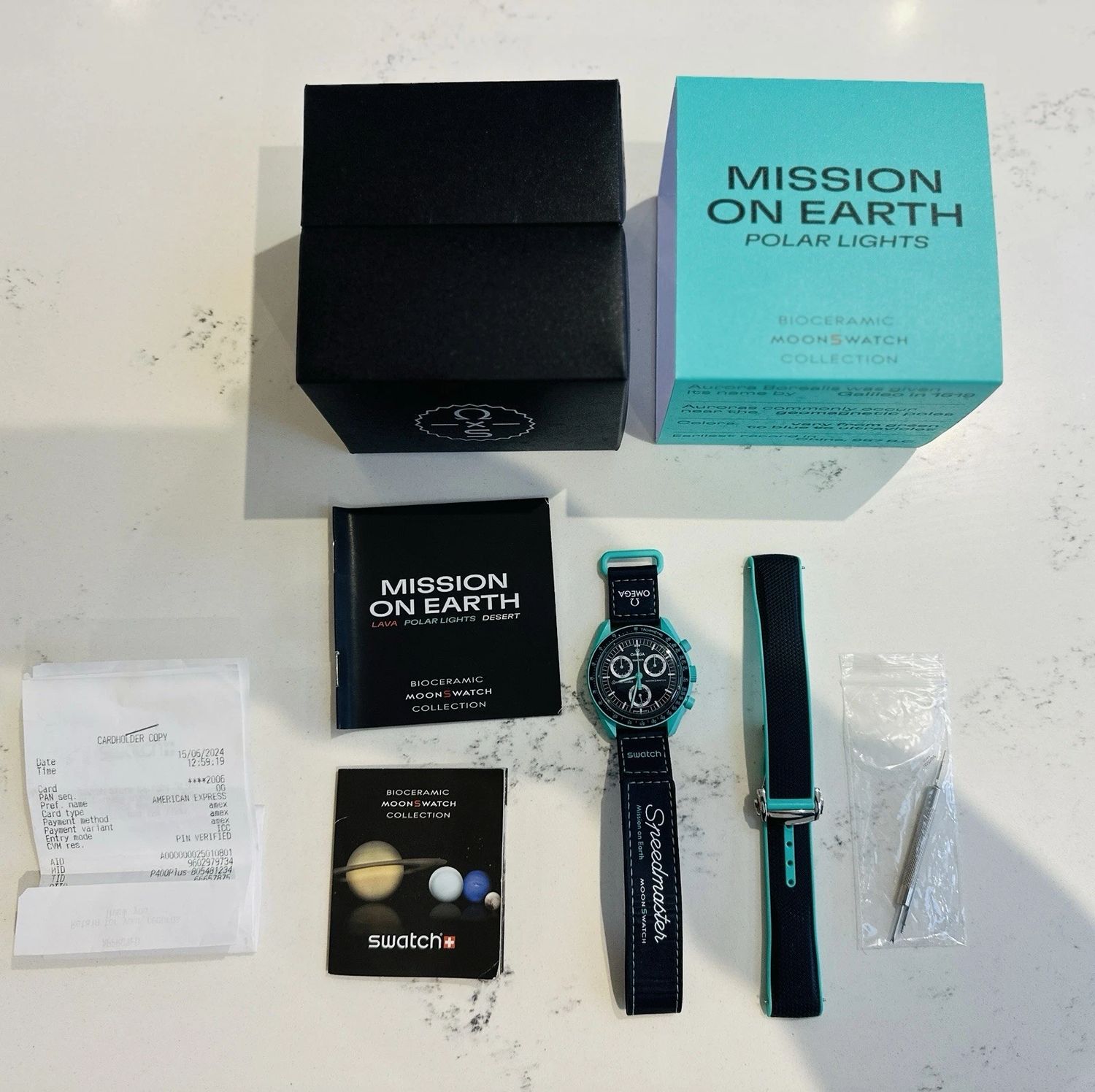 Omega x Swatch - Mission On Earth Polar Lights