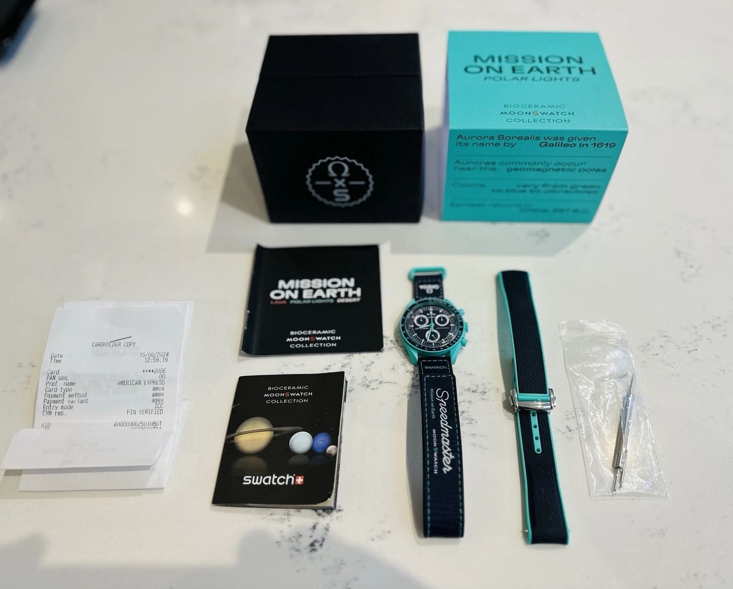 Omega x Swatch - Mission On Earth Polar Lights