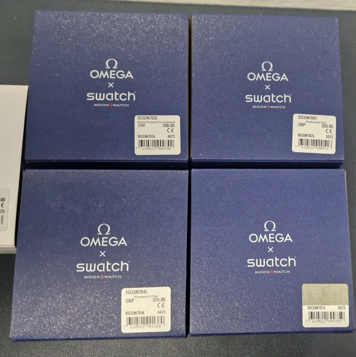 Swatch x Omega (5x Bundle) Mission to Earthphase +Moonshine Gold