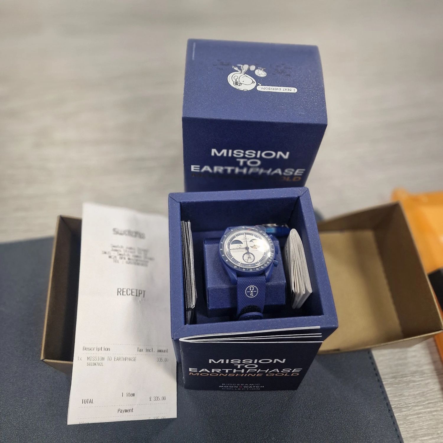 Swatch x Omega (5x Bundle) Mission to Earthphase +Moonshine Gold