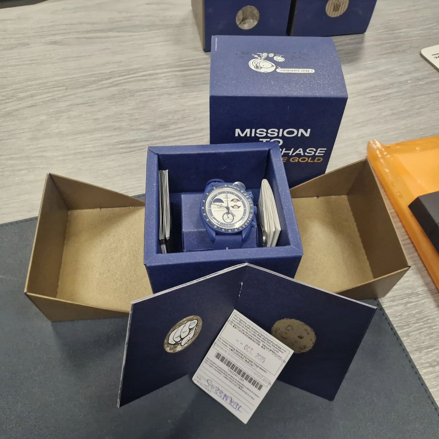 Swatch x Omega (5x Bundle) Mission to Earthphase +Moonshine Gold
