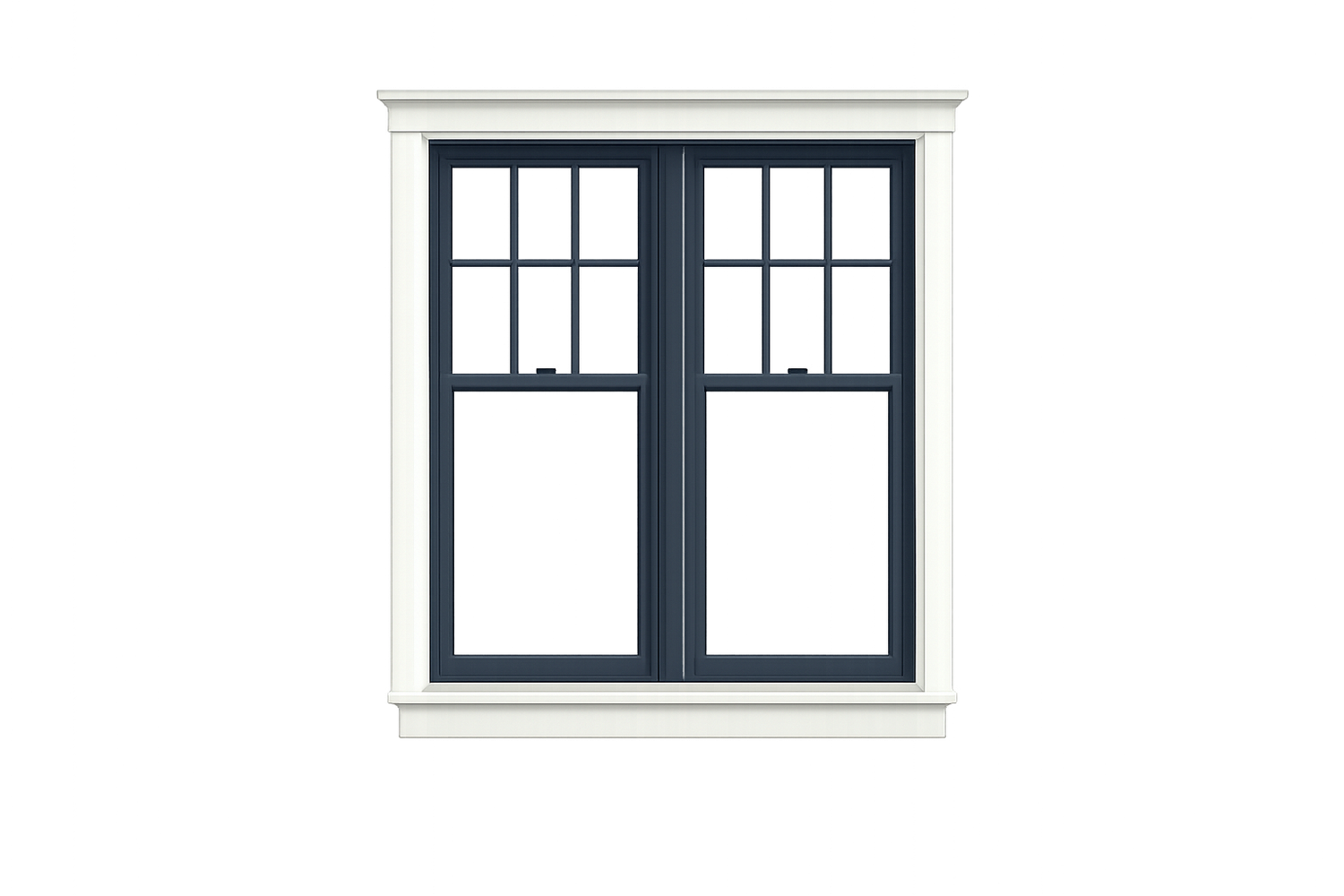 Example Window Product 1000 Series 23-1/2-in x 29-1/2-in White Exterior White Interior Vinyl New Construction