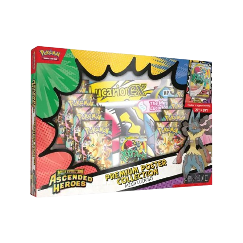 Ascended Heroes Mega Lucario Poster Collection Box