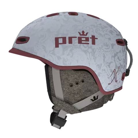 Pret Lyric X2 Snow Helmet w/ MIPS, Size: Small, Color: Maroon Mist