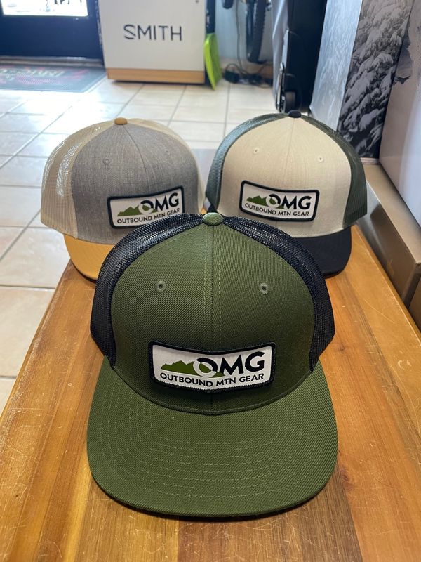 OMG 6 Panel Wool Patch Hat
