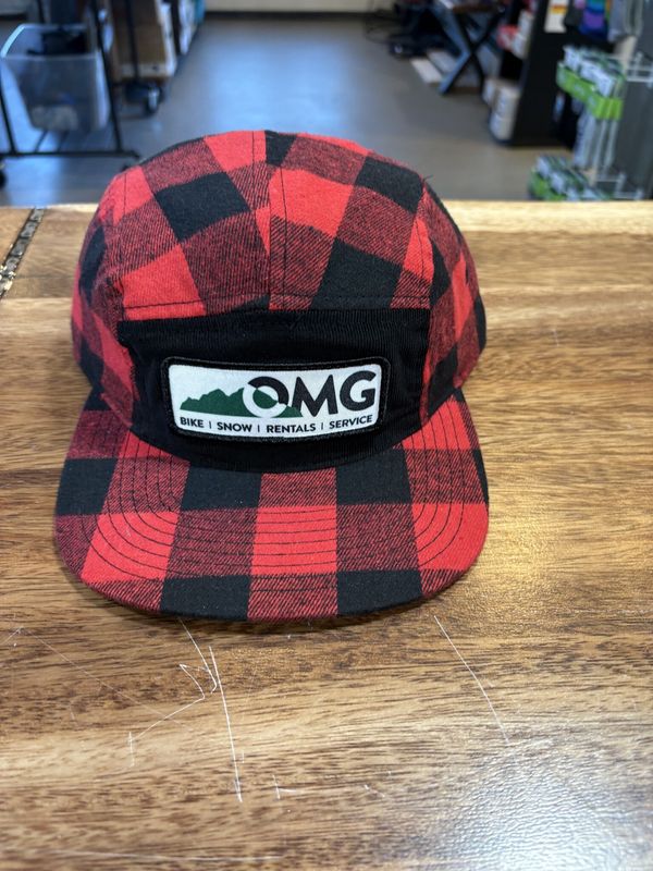 OMG Plaid Logo Hat