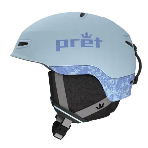 Pret Sol X Snow Helmet w/ MIPS, Size: Small, Color: Blue Pasley