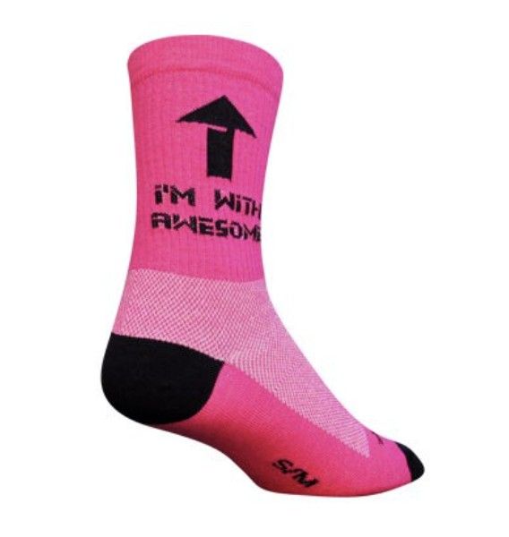 Sock Guy Awesome Crew Socks, Size: Small/Medium