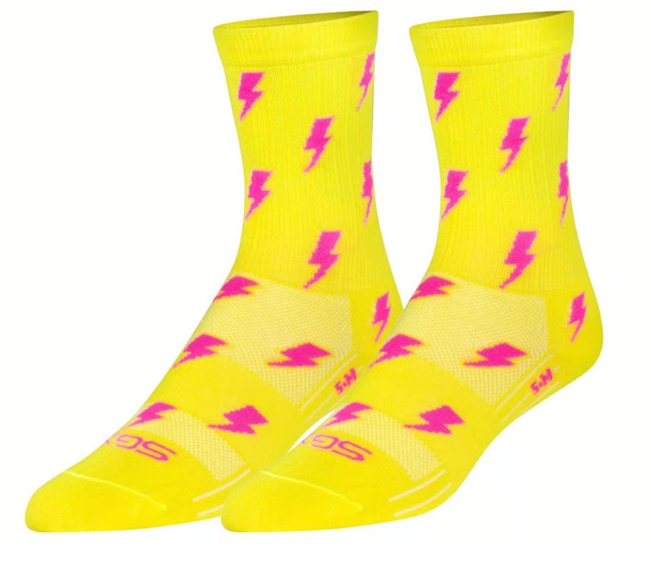 Sock Guy SGX Lit Yellow Socks, Size: Small/Medium