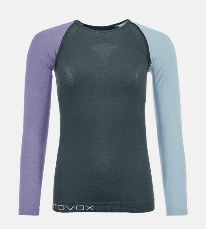 Ortovox Women's 120 Comp Light Long Sleeve, Size: Small, Color: Dark Artic Grey