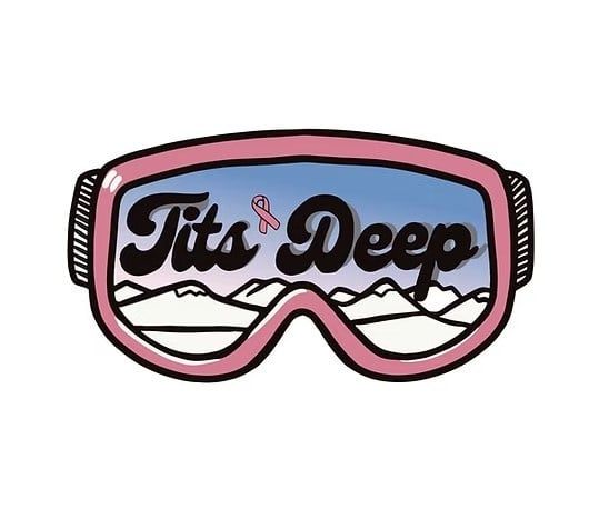 Tits Deep Goggle Sticker