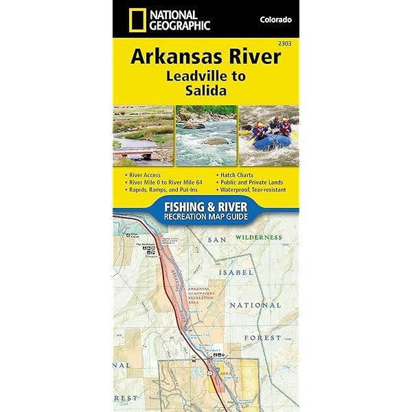 National Geographic Maps Arkansas River, Leadville to Salida 2303