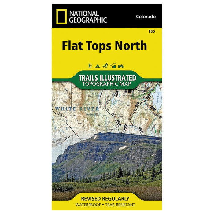 National Geographic Maps Flat Tops North 150