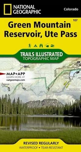 National Geographic Maps Green Mountain Reservoir / Ute Pass 107