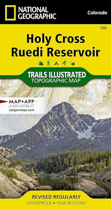 National Geographic Maps Holy Cross / Reudi Reservoir 126