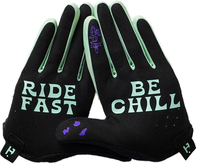 Hand Up Gloves Doodle Dayz Mint