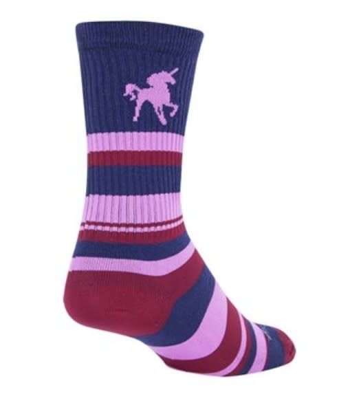 Sock Guy Pink Unicorn Crew Socks