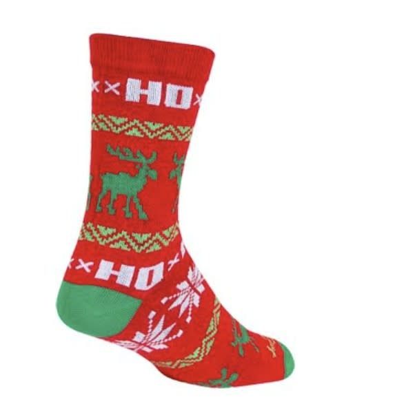 Sock Guy Ho Ho Sweater Crew Socks