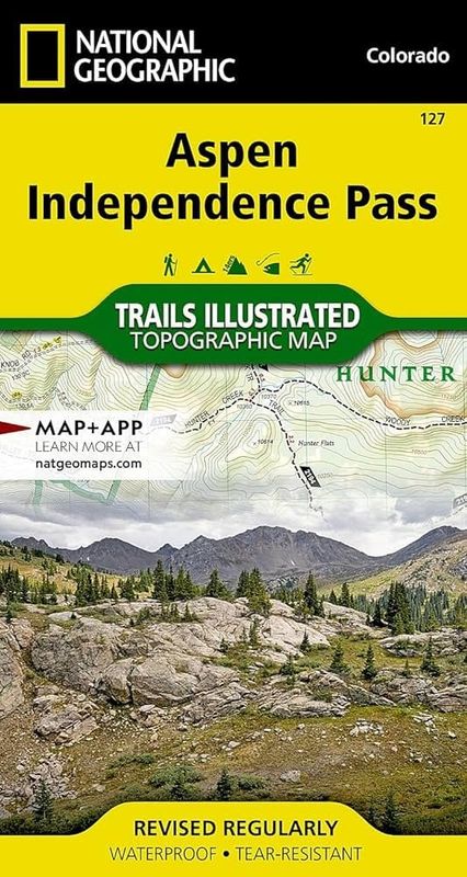 National Geographic Maps Aspen / Independence Pass 127