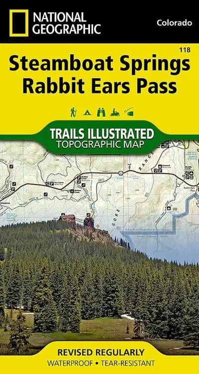 National Geographic Maps Steamboat Springs / Rabbit Ears Pass 118