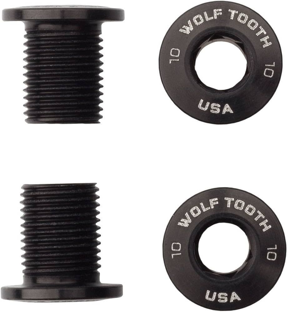 Wolf Tooth Components Chainring Bolts Set of 4 Black
