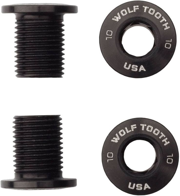 Wolf Tooth Components Chainring Bolts Set of 4 Black