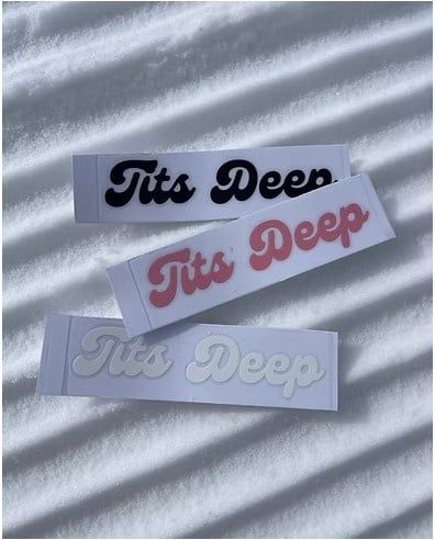 Tits Deep Sticker