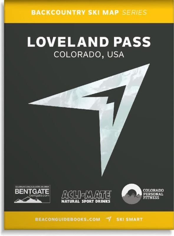 Beacon Guidebooks Backcountry Ski Map - Loveland Pass