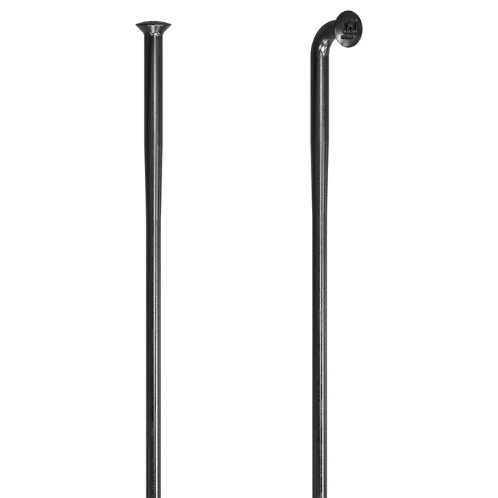 DT Swiss Competition Race Spoke - 2.0/1.6/2.0mm, 296mm, J-Bend, Black, Each