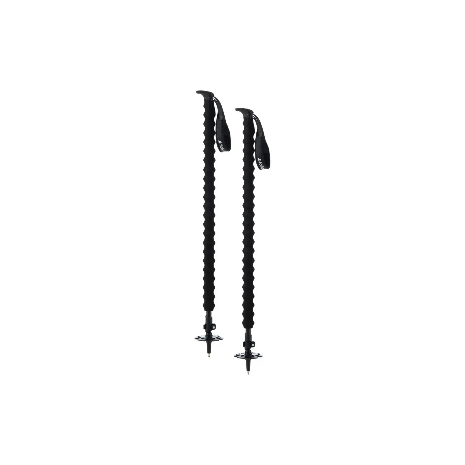 Folkrm Pahto Ski Poles Onyx Black