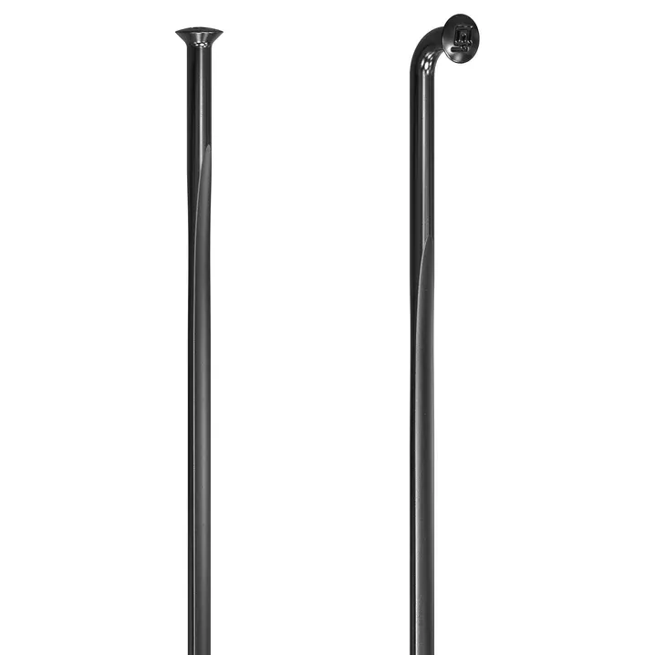 DT Swiss Aerolite Spoke - 2.0mm, Bladed, 290mm, Straight Pull, Black ,Each