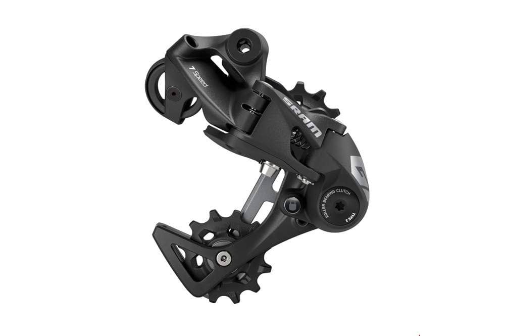 SRAM GX DH Rear Derailleur - 7-Speed, Medium Cage, Black, with Clutch, A3
