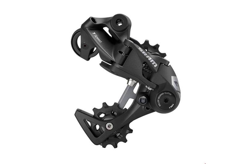SRAM GX DH Rear Derailleur - 7-Speed, Medium Cage, Black, with Clutch, A3