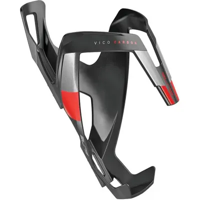 Elite Vico Carbon Water Bottle Cage - Matte Black/Red
