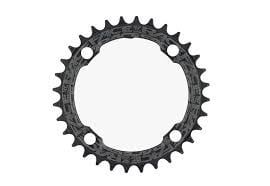 RaceFace Narrow Wide Chainring: 104mm BCD, 34t, Black