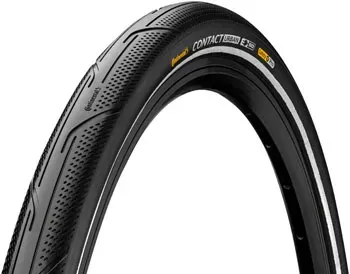 Continental Contact Urban Tire - 700 x 42, Clincher, Wire, Black/Reflex, PureGrip, SafetyPro, E50