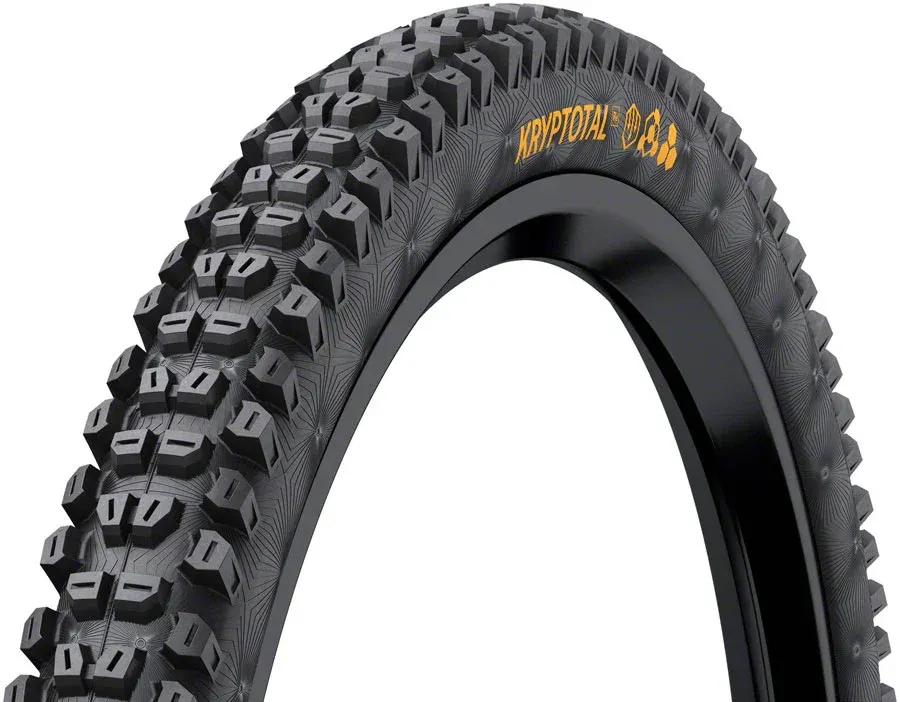 Continental Kryptotal Rear Tire - 29 x 2.40, Tubeless, Folding, Black, SuperSoft, Downhill Casing, E25