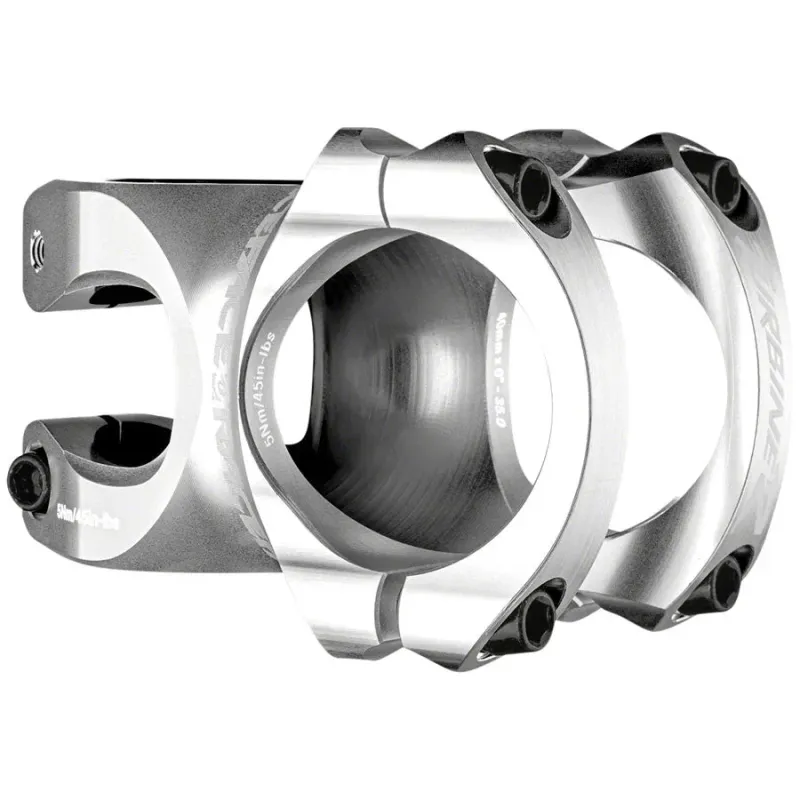 RaceFace Turbine Stem - 32mm, 35mm Clamp, +/-0, 1 1/8", Silver