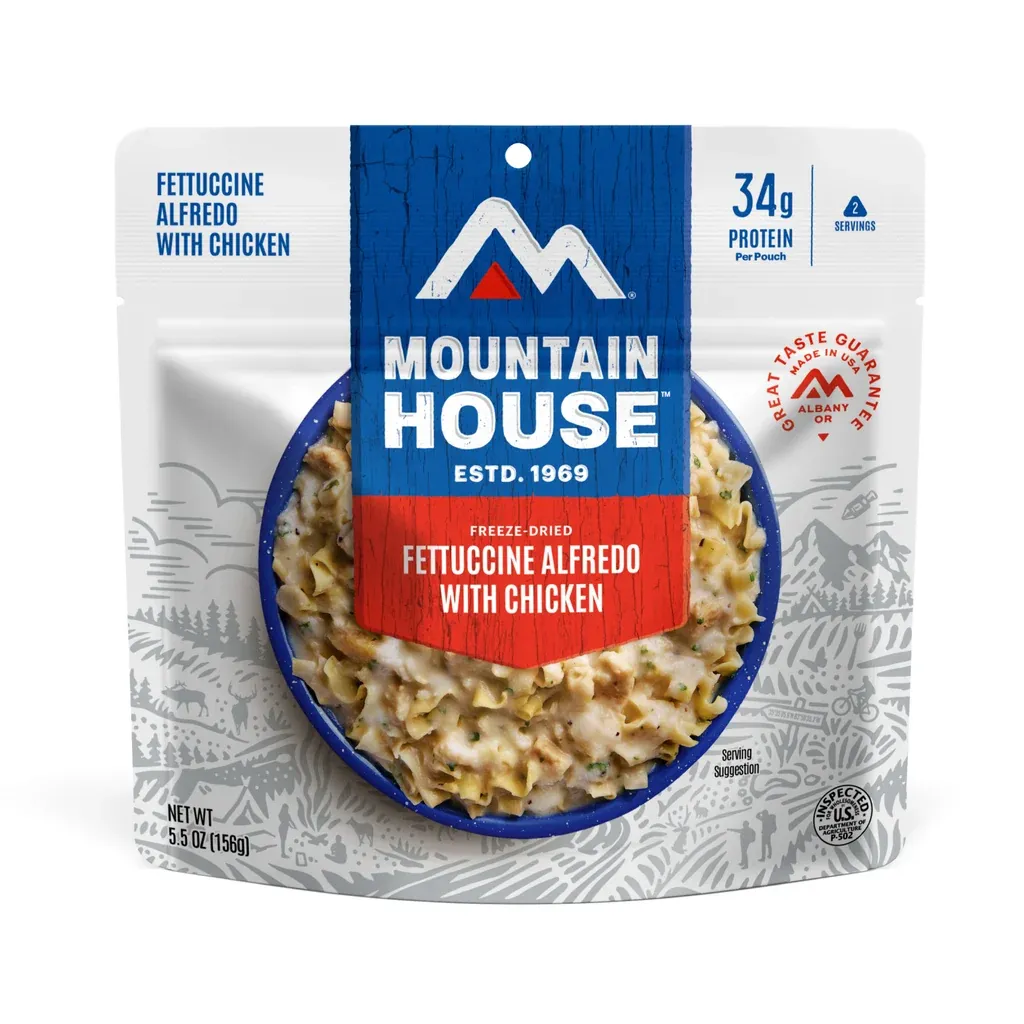 Mountain House Fettuccine Alfredo with Chicken Meal