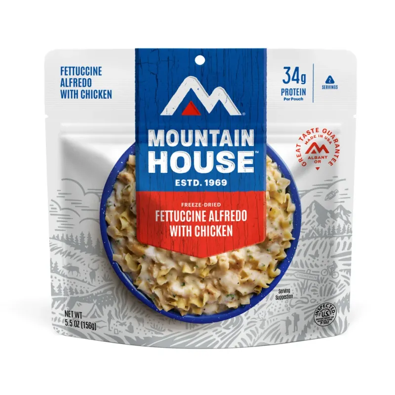 Mountain House Fettuccine Alfredo with Chicken Meal