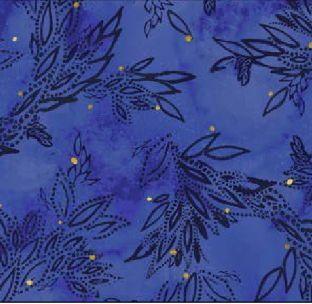 Painted Sea Leafy Sea Trails Indigo