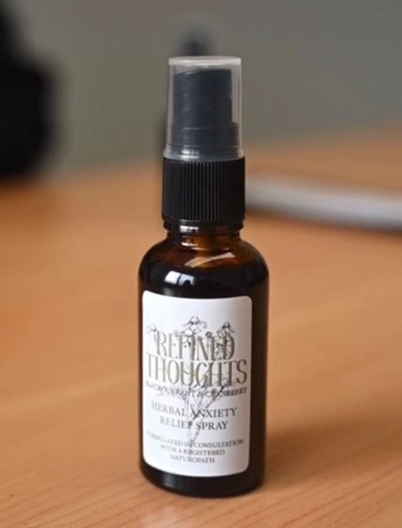 blackcurrant and cranberry anxiety support spray