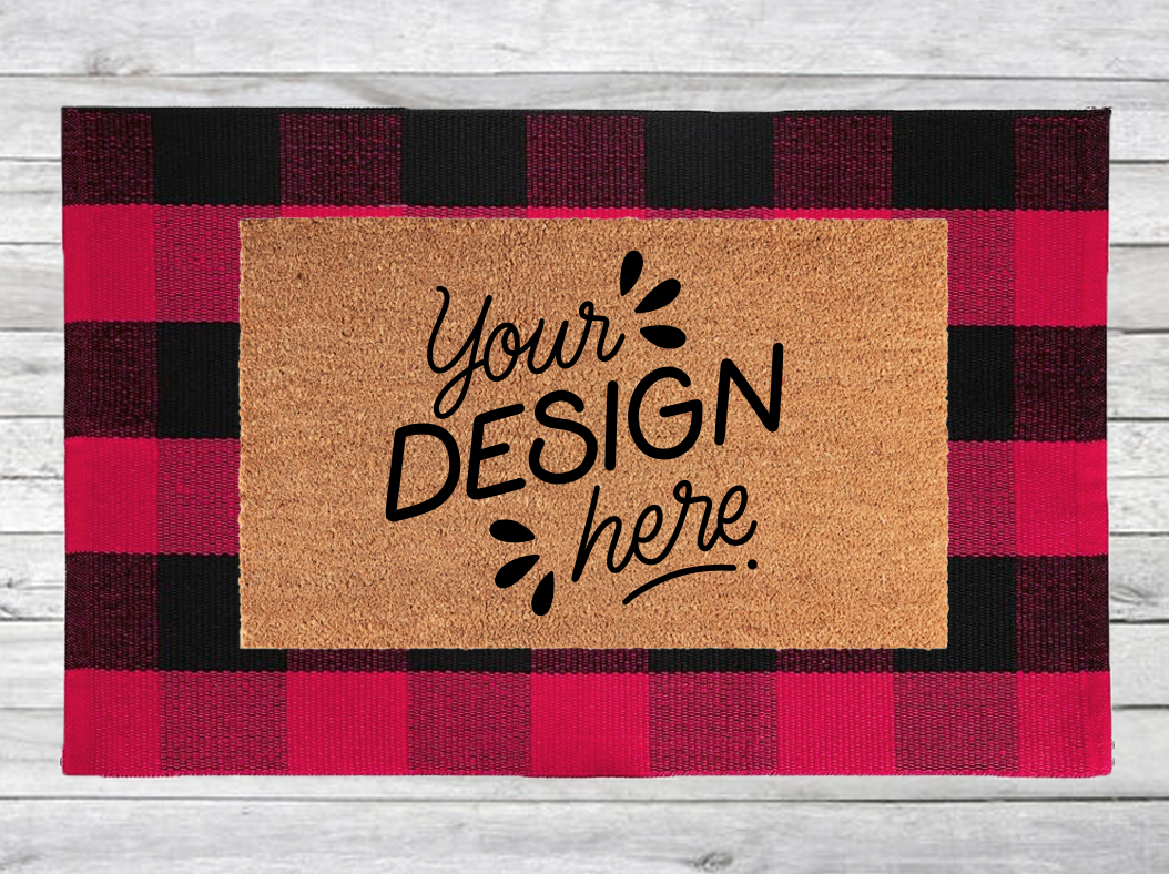 Handmade Personalized Door Mat