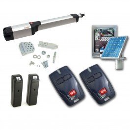 BFT Kustos BT L Single Swing Gate Operator LEB ECOSOL Kit
