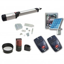 BFT Kustos BT L Single Swing Gate Operator LEB ECOSOL Kit
