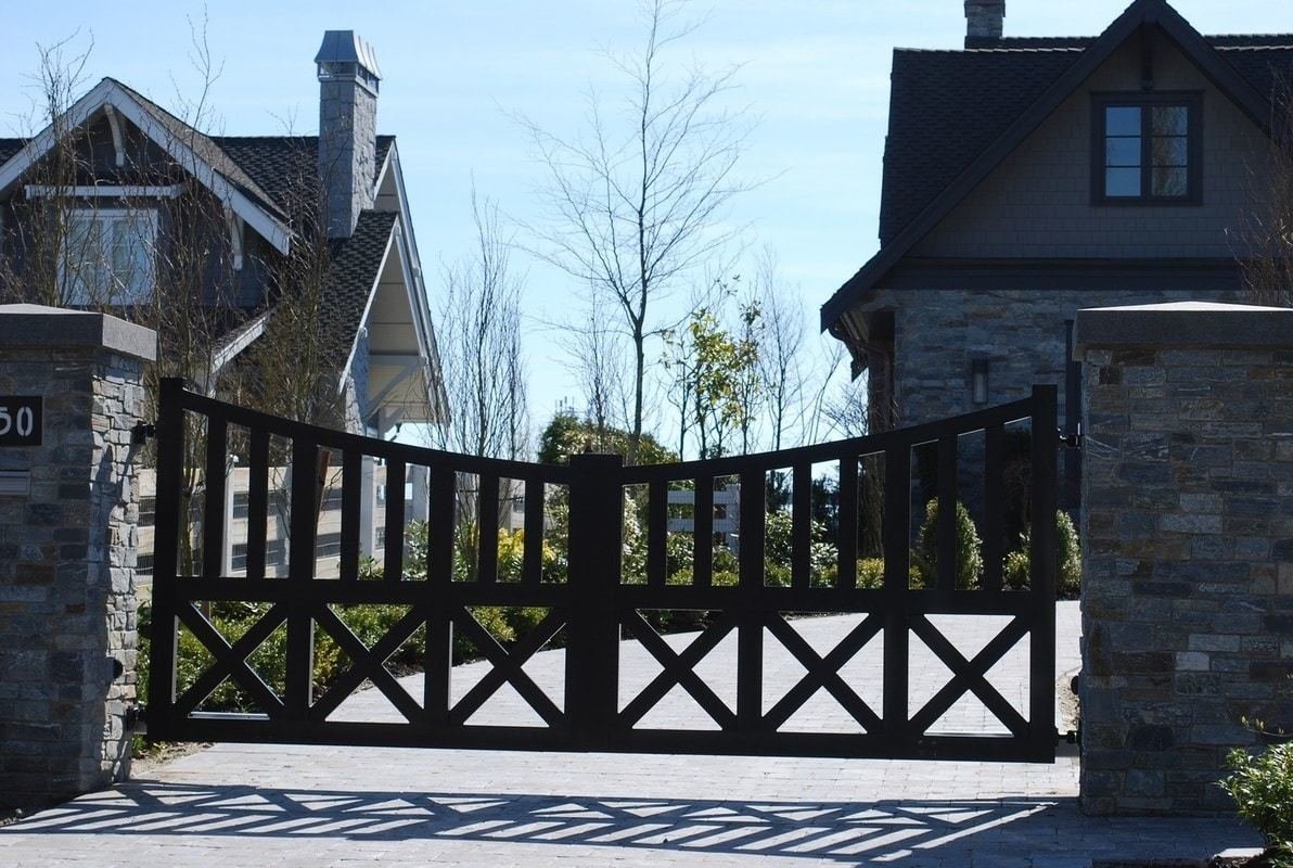 Aluminum Double Swing Gate